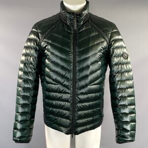 BOGNER Size 38 Green Quilted Polyamide Zip Up Jacket